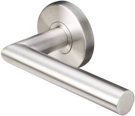 Ra107l462-32d Inox Se243l462 Frankfurt Privacy Door Lever Set In Satin Stainless Steel