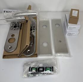 Sf101c463-32-lh Inox Tubular Leverset Tl4 Latch Sf Plates Satin Stainless