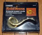 129-518 Interior Door House Lever Left Handle Defiant Solid Brass Hardware