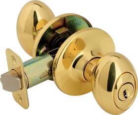 930120 Interline Brands Legend Egg Style Front Door Knob Entry Lockset Us3 Polished Brass