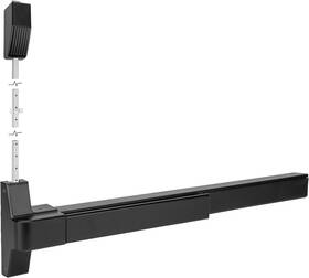 Bi00tps7250 Ironwalls Surface Vertical Rod Panic Bar Black 27.5 Inch Commercial Door Push Exit