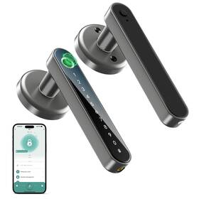 Loc191ygusir Ironzon Fingerprint Door Lock With Handle Smart Keypad For Home Hotel