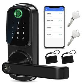 Locty155usir Ironzon Keyless Entry Door Lock With Handle - Smart For Front