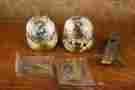 Item776 Emtek Glossy Brass Finish Diamond Crystal Door Knob Set