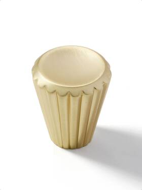 7038-bg-knob-10 Jiasenbao 10 Pack Gold Cabinet Knobs Brushed Brass Round Dresser Kitchen Cupboard