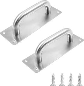 Hjs2021052522 Jiozermi 2 Pcs Door Handle Pull Stainless Steel Gate Commercial