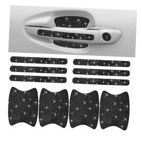 Joycourt-kkrh97 Joycourt 10pcs Bling Car Door Handle Anti-scratch Sticker Universal Black