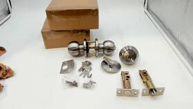Jyxindzkj 710328078352 607et-01-combo-lf-sn-xsd-6 Door Knobs With Deadbolt Satin Nickel