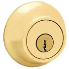 K6603rfalrcs Kwikset Single Cylinder Deadbolt In Polished Brass Mounting 042049172188