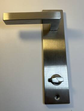 Uel46 Karcher Design Seattle Stainless Steel Door Handle Set Escutcheon Open Box
