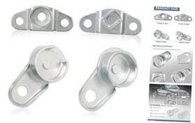 15647421 Keluoou 4 Pcs Tailgate Hinge Bedside Compatible With S10 1994-2004 S15 1994