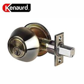 Kdb01-ab-sc1 Kenaurd Sgl. Dead Bolt Antique Sc1