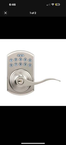Kic-3510-626 Keyincode Residential Lever Lock Satin Nickel Kic 3500