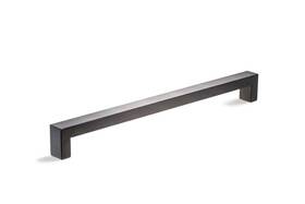 Keytiger 635231552921 12 Inches Stainless Steel Modern Entry Door Handle Matte Black Powder Coated