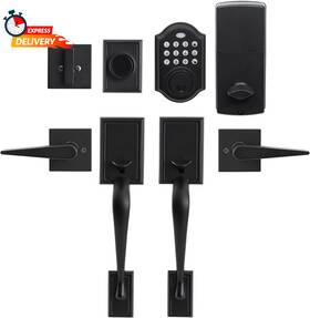 Kiayaci 313031035010 Double Door Lock Set Handle Sets Entry Locksets With Keypad De