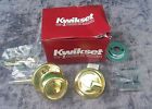 99669-001 Knob 3 Copa Door Polished Cylinder Single Kwikset Brass 6 966c