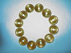 4901-03 Knob Used Backplates Polished Brass 12 Baldwin