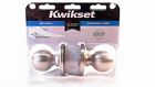 6abmzp1 Knob Bed Bath Satin Nickel Interior Door Chop Kwikset