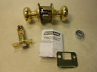 F10ply605 Knob Brass Bright Passage Plymouth Schlage