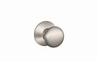F10np619 Knob Plymouth Schlage Satin Passage Nickel