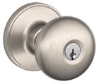 J54str619 Knob Keyed Stratus Nickel Entry Schlage Satin