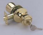La2100 Knob Door Homeplus Brass Exterior Polished Keyed Entry