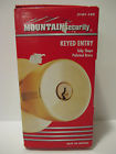 3101-105 Knob Lock Door Keyed Polished Golden Brass Security - Mountain Entry