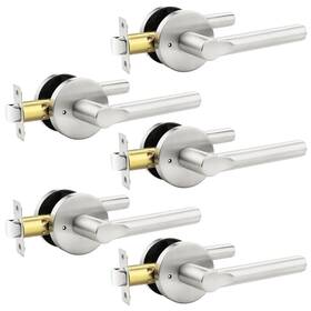 Dl30407snbk5p Knobelite Privacy Door Handles Interior Keyless Lever Left And Right Hand