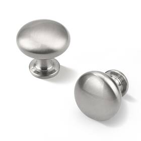 B07ff9pm41 Knobonly 25 Pack Cabinet Round Knob 1-1/4-inch Diameter Satin Nickel Finish