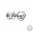 Knobonly Interior Ball Shap Door Handles Satin Nickel 10 Pack Open Box