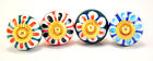 Knobs Yellow Cabinet Set Ceramic Blue Colorful Red Green 4 Cupboard Drawer