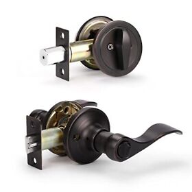 Knobwell 1 Pack Keyed Alike Entrance Door Lever Handle Exterior Lock S