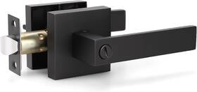 Knobwell 445023915901 Heavy Duty Privacy Bathroom Lever Lock Set For Interior Door Bedroom D