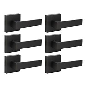 Knobwell 6 Pack Heavy Duty Dummy Door Handle Leversets Lever