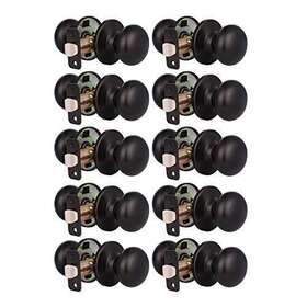 Knobwell 715624239629 10 Pack Modern Door Knob Passage Set Closet Knobs H