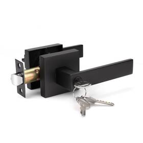 Knobwell 715624466834 Exterior Door Handle Heavy Duty Keyed Entry Lever Set Not Alike E