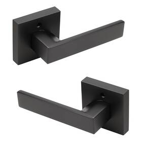 Knobwell 715668779440 2 Pack Heavy Duty Dummy Door Lever Handle Single Sided For