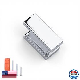 B0f2mn9yzf Knobwell 10 Pack Polished Chrome Solid Cabinet Knobs Overall Length 1-1/2 Inch