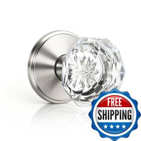 B0fnqdst6t Knobwell Dummy Glass Door Knob Vintage Clear Crystal Knobs Single Sided