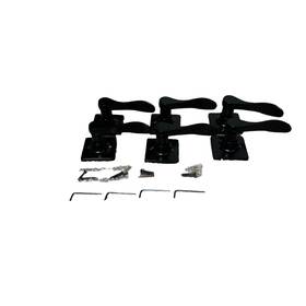Fba-l-sq061-bk-dm-6 Knobwell 6 Pack Matte Black Dummy Door Levers For Closet
