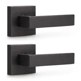 Fba-lj-l01-orb-dm-2pack Knobwell 2 Pack Heavy Duty Mordern Dummy Door Lever Single Handle For Interior Use Wit