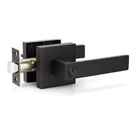 Knobwell Heavy Duty Privacy Bathroom Lever Lock Set For Interior Door