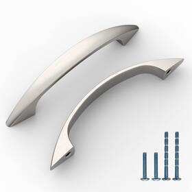 Kn1302bsn-76-25 Knoklock 25 Pack 3 Inch 76mm Kitchen Cabinet Handles Brushed Satin Nickel Pul