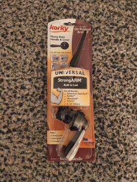 6052bp Korky Konky Heavy Duty Handle And Lever Oil-rubbed Bronze