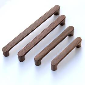Ar082 Kovnise 2 Pcs Cabinet Pulls Solid Wood Dark Walnut Original Color Simple M Ar082 Kovnise 2 Pcs Cabinet Pulls Solid Wood Dark Walnut Original Color Simple M