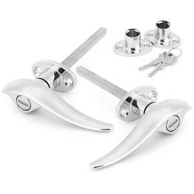 Kuuleyn Kuuleynzo7ve29bwx Outside Door Handle Lock Set Stainless Steel Car Locking H
