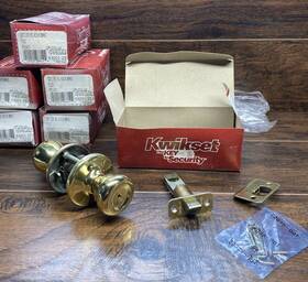 Kwikset 042049088144 10 Total Sets 8 Passage 2 Privacy Of The Tylo Polished Brass Knobs