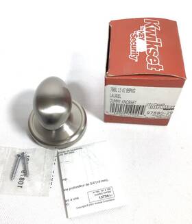 97880-293 Kwikset 042049100204 Laurel Door Knob Non-turning Dummy Brushed Satin Nickel
