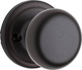 Kwikset 059184354591 Hancock Dummy Door Knob Single Sided Handle For Closets French Double