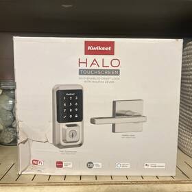 1445789 Kwikset Halo Electronic Smart Lock Deadbolt Halifax Nickel Read Info